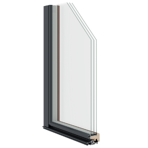 Sisseavanev puitalumiinium rõduuks S88A